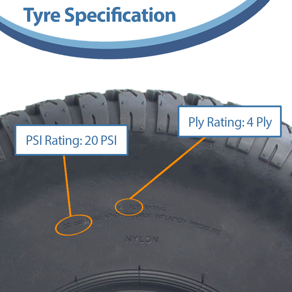 24x12.00-10 (305/60-10) 4pr Journey P532 grass tyre specification