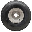 20x8.00-8 grass tyre on rim 4/4" side view