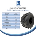 20x10.00-8 4pr Journey P328 Open centre tyre spec sheet