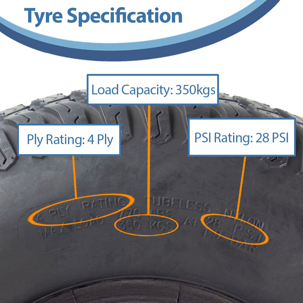 18x6.50-8 4pr Journey P332 Grass tyre Specification