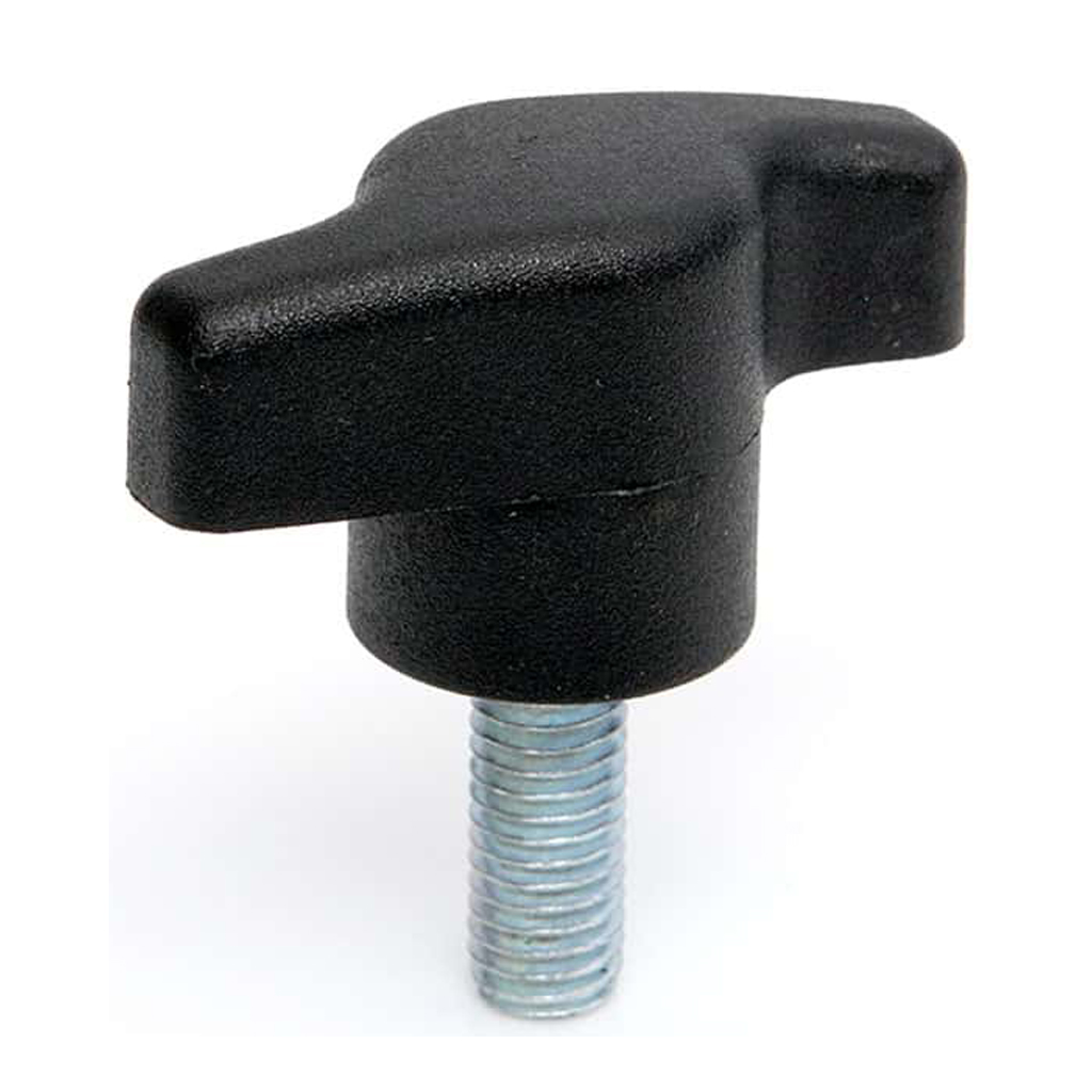 M6x30 thermoplastic wing knob (Zinc thread) - Photo (standing)