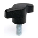 M8x20 thermoplastic wing knob (Zinc thread) - Photo (standing)