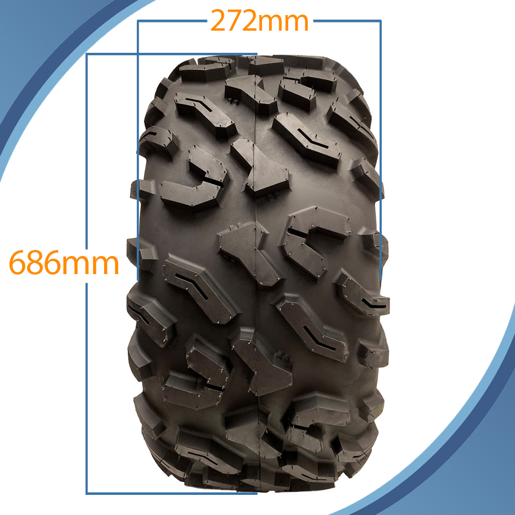 27x11.00-12 (275/70-12) 8ply OBOR Cypress Tyre pattern with dimensions