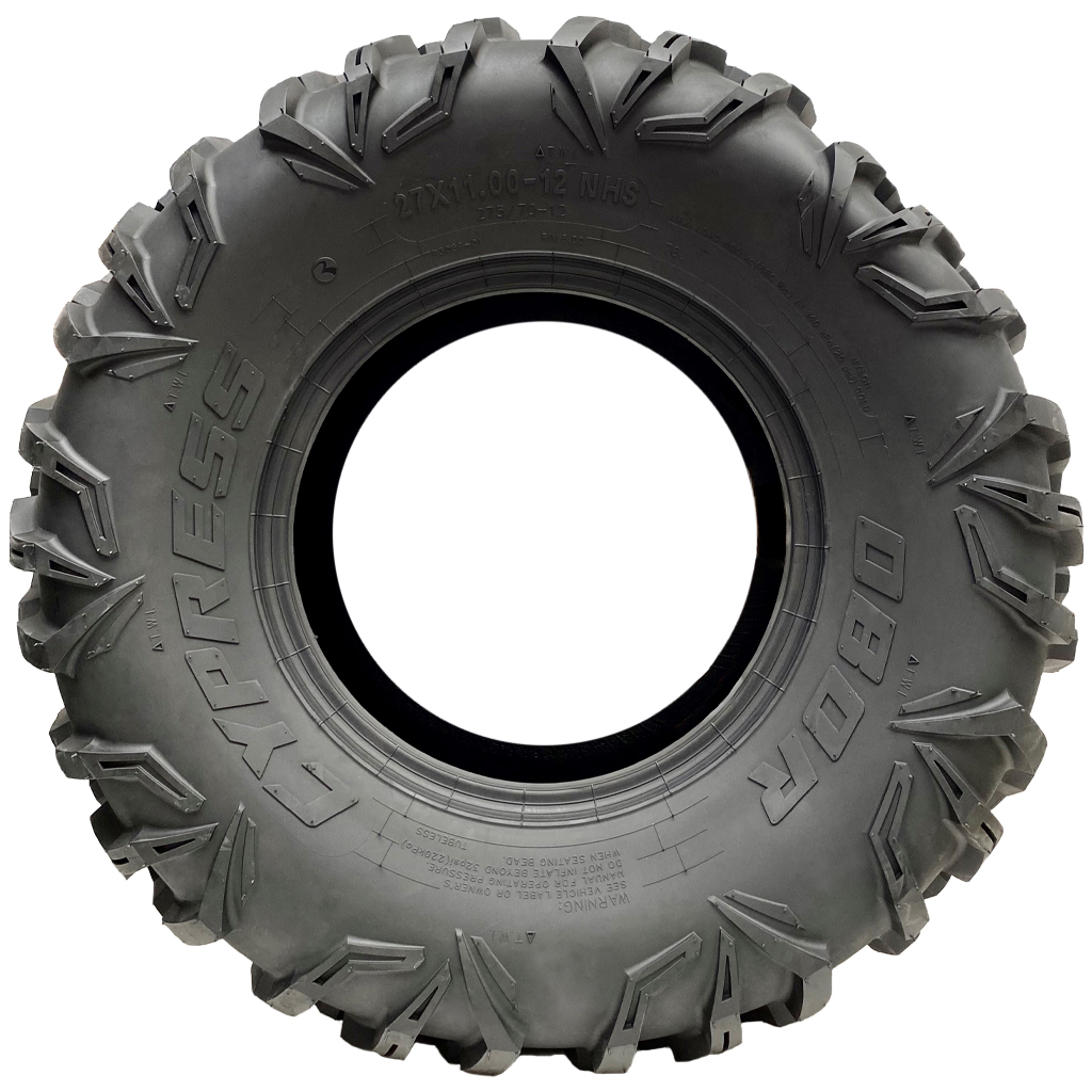 27x11.00-12 (275/70-12) 8ply OBOR Cypress Tyre TL, 20psi, 76J, 400kg side view