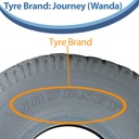 330x100 (4.00x5) 4pr Journey P525 grey non-marking tyre Brand