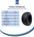 16x6.50-8 6pr Journey P508 rib tyre spec sheet