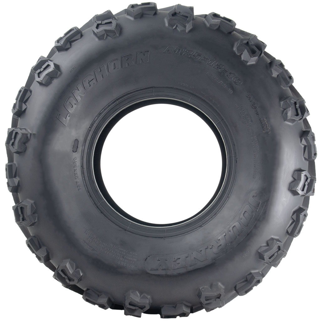 25x12.00-10 6pr Journey Longhorn P3128 ATV tyre side view