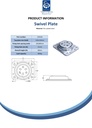 Swivel plate 135x110mm, 800kg - Spec sheet