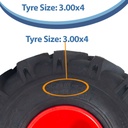 3.00x4 open centre tyre size with text