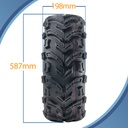 23x8.00-11 6pr Journey Longhorn P3128 ATV tyre pattern with dimensions