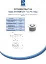Ball Transfer Unit Euro Series, Push Fit 36mm Fitting, Nylon Load Ball Diameter 22.2mm - Spec sheet