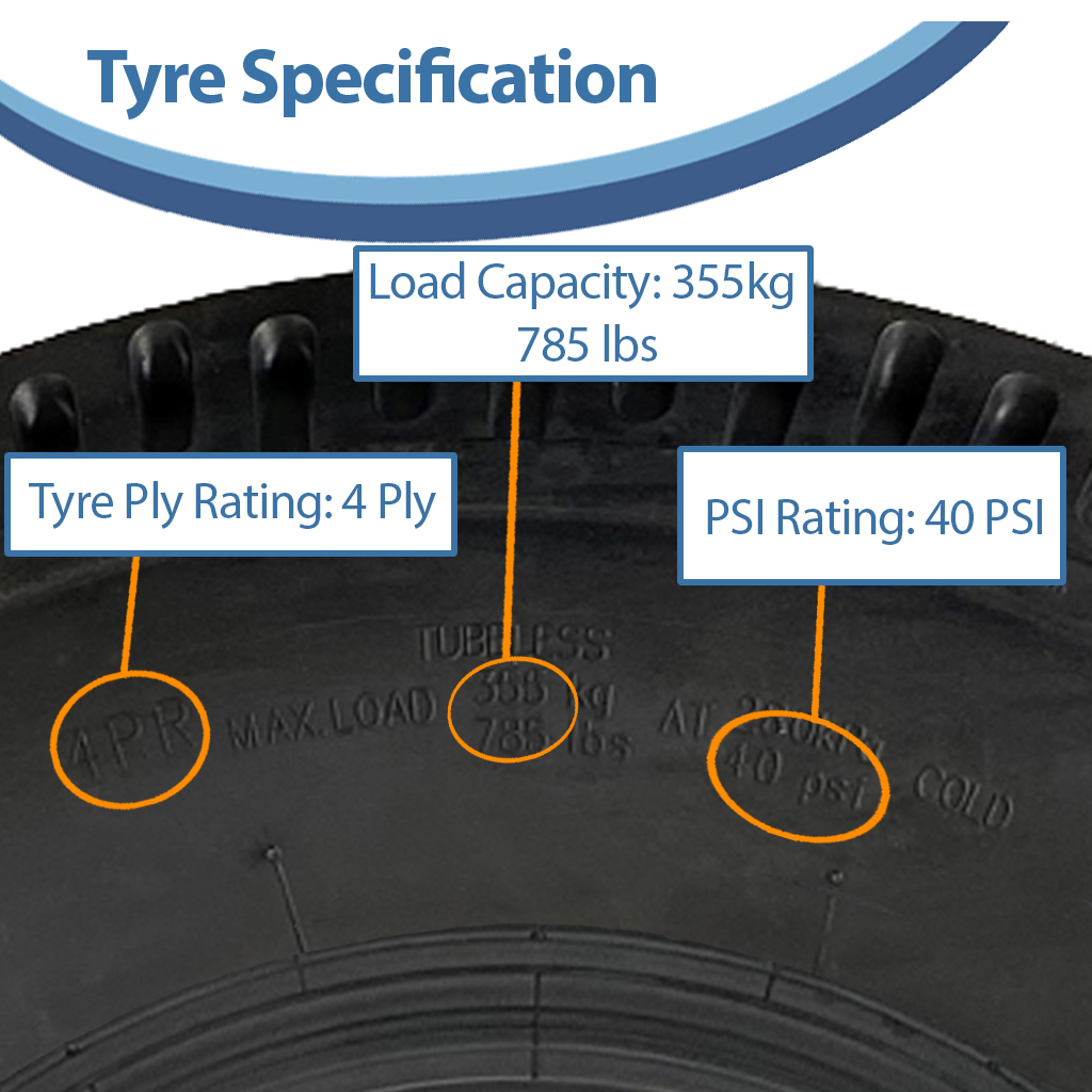 5.00x10 4pr Wanda P802 trailer tyre specification