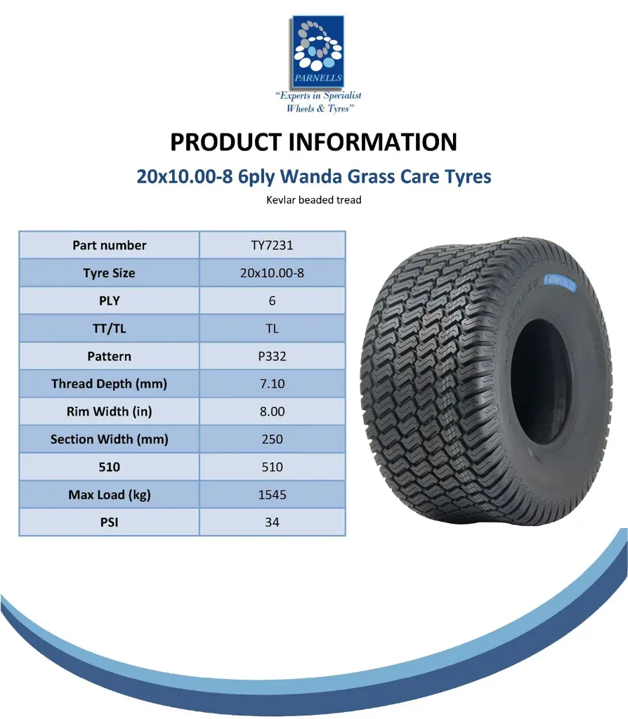 Parnells Online Tyre Spec Sheet - P332-TY7131.webp