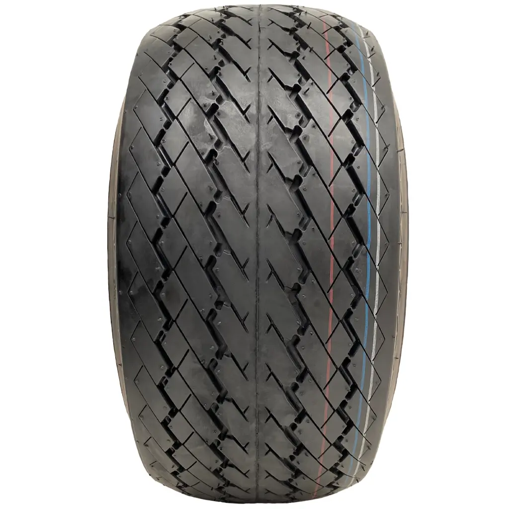 18x8.50-8 White Rim, Golf Cart Wheel, Tyre on Steel Wheel Rim 4 Stud ...