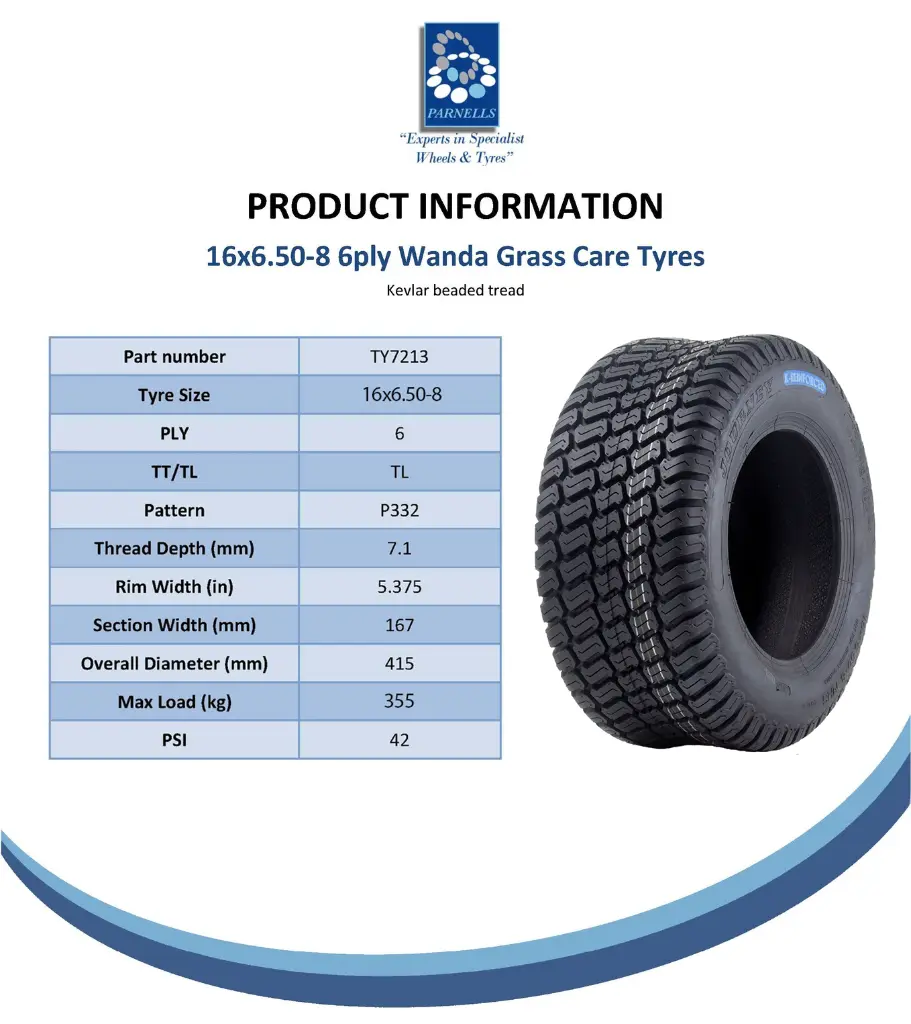 Parnells Online Tyre Spec Sheet - P332-TY7213.webp