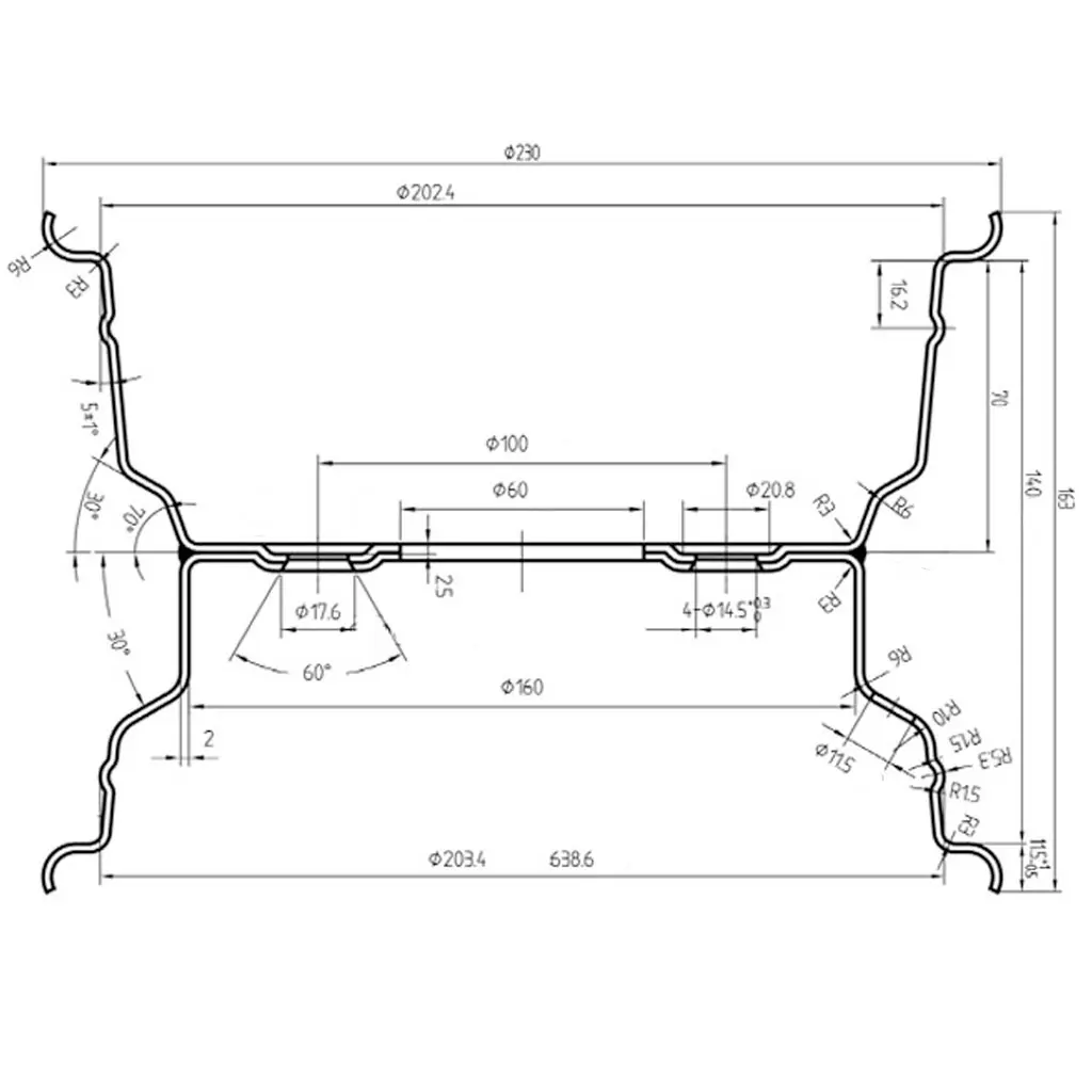 5.50x8 Rim 100mm PCD Drawing with dimensions (1024x1024) WH8177.webp