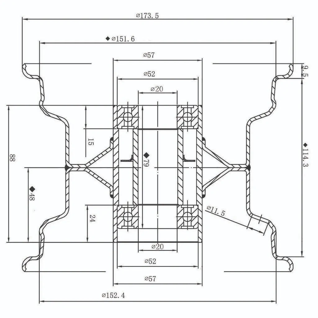 4.50 x 6 80Hub + cap  20BB drawing with measurements WH8167.webp