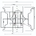 4.50 x 6 80Hub + cap  20BB drawing with measurements WH8167.webp