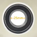 6205 - 25mm bearing close up (1024x1024) with dimension.webp