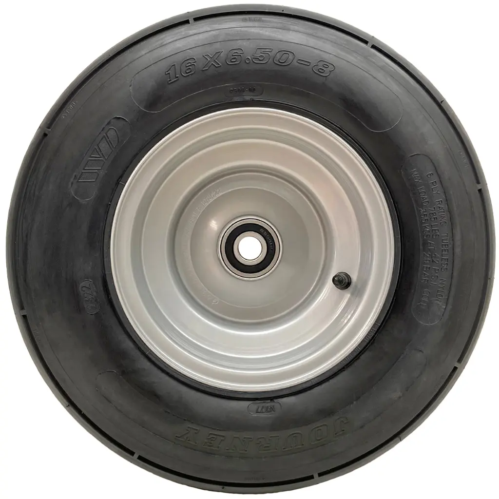 16x6.50-8 6ply Rib tyre on steel rim | Parnells Website