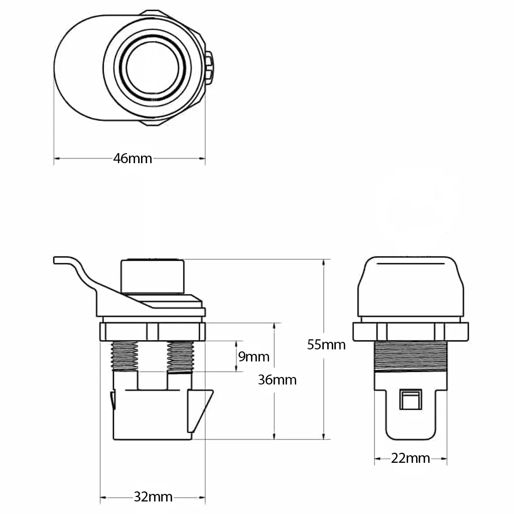 Push Button Push-to-Close Latch - non lockable | Parnells Website