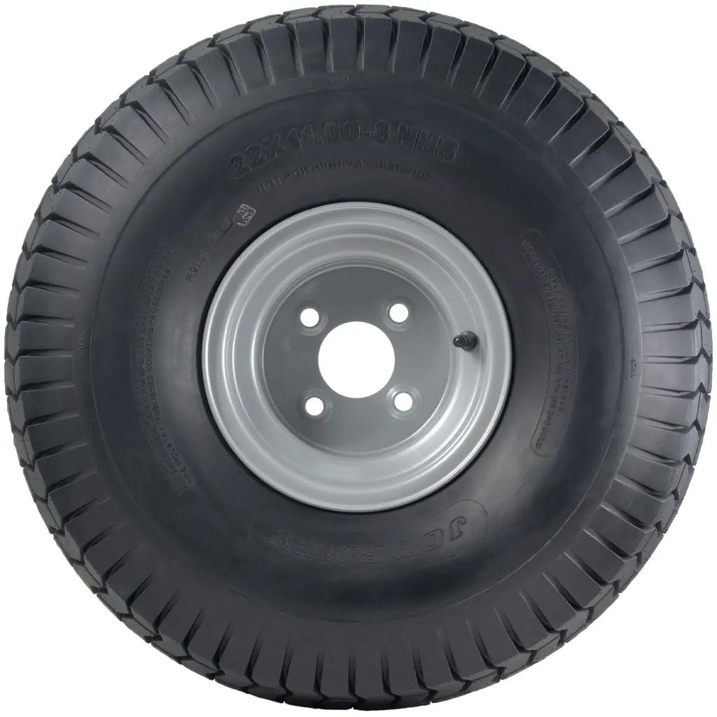 22x11.00-8 - P512 Tyre on rim Side View 100mm PCD (1024x1024).webp