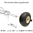 axle mounting diagram P508 20BB Recessed 80mm HUB Length.webp
