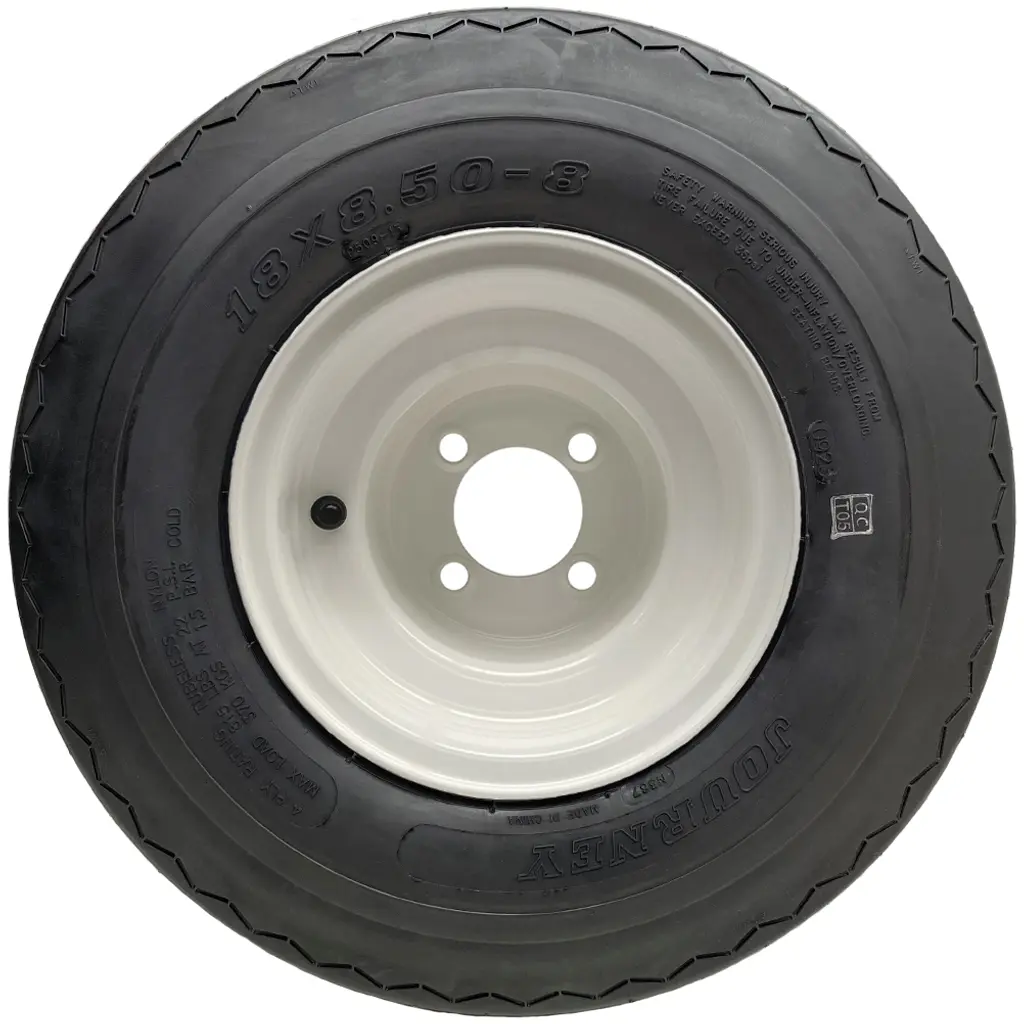18x8.50-8 Golf P509 Tyre on Rim Side View (1024x1024) White.webp