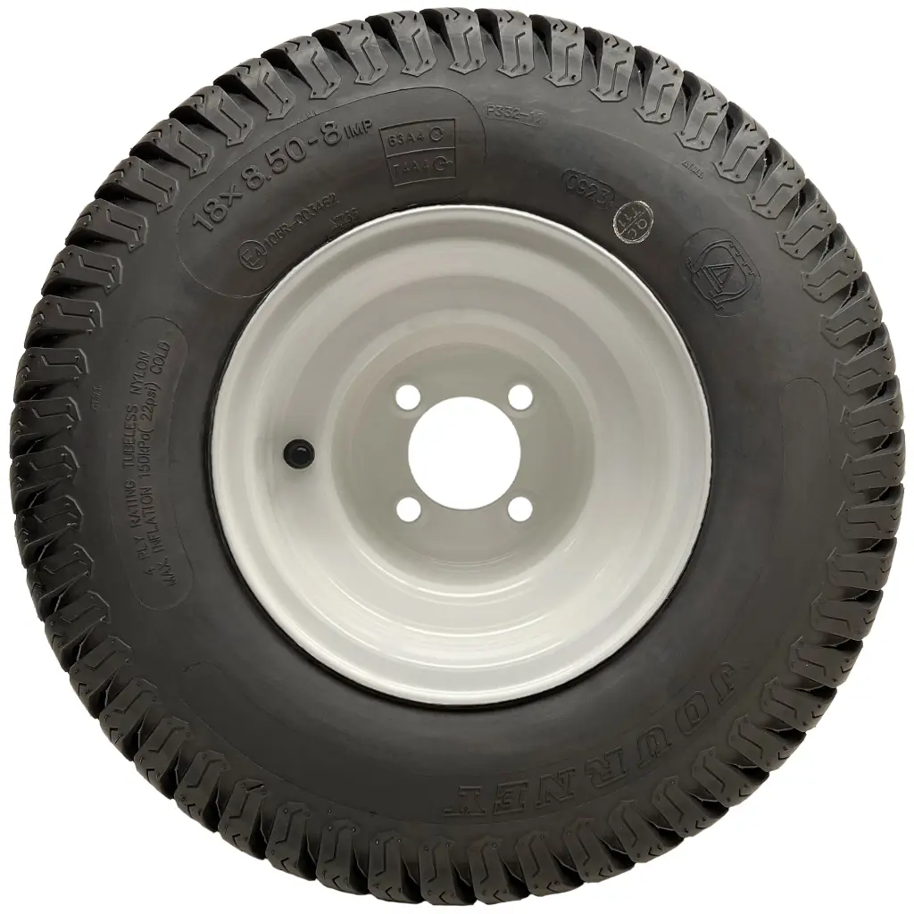 18x8.50-8 P332 White Golf rim Side View (1024x1024).webp