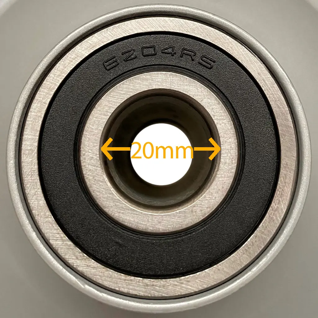11x4.00-4 - P332 20mm Bearing close up with dimensions (1024x1024).webp