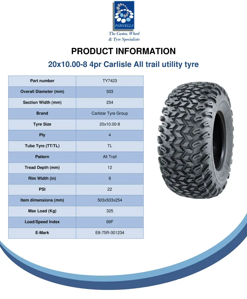TY7423 - 20x10.00-8 All Trail Spec Sheet (1024x1024).webp
