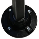 Hub & Stub axle 4/100 M12 wheel bolt 35x35mm back view