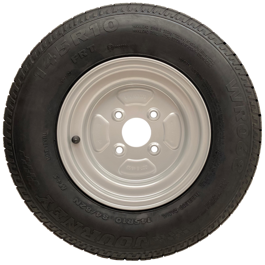 145x10 Wanda WR068 TRAILER WHEEL 4/100mm Side View