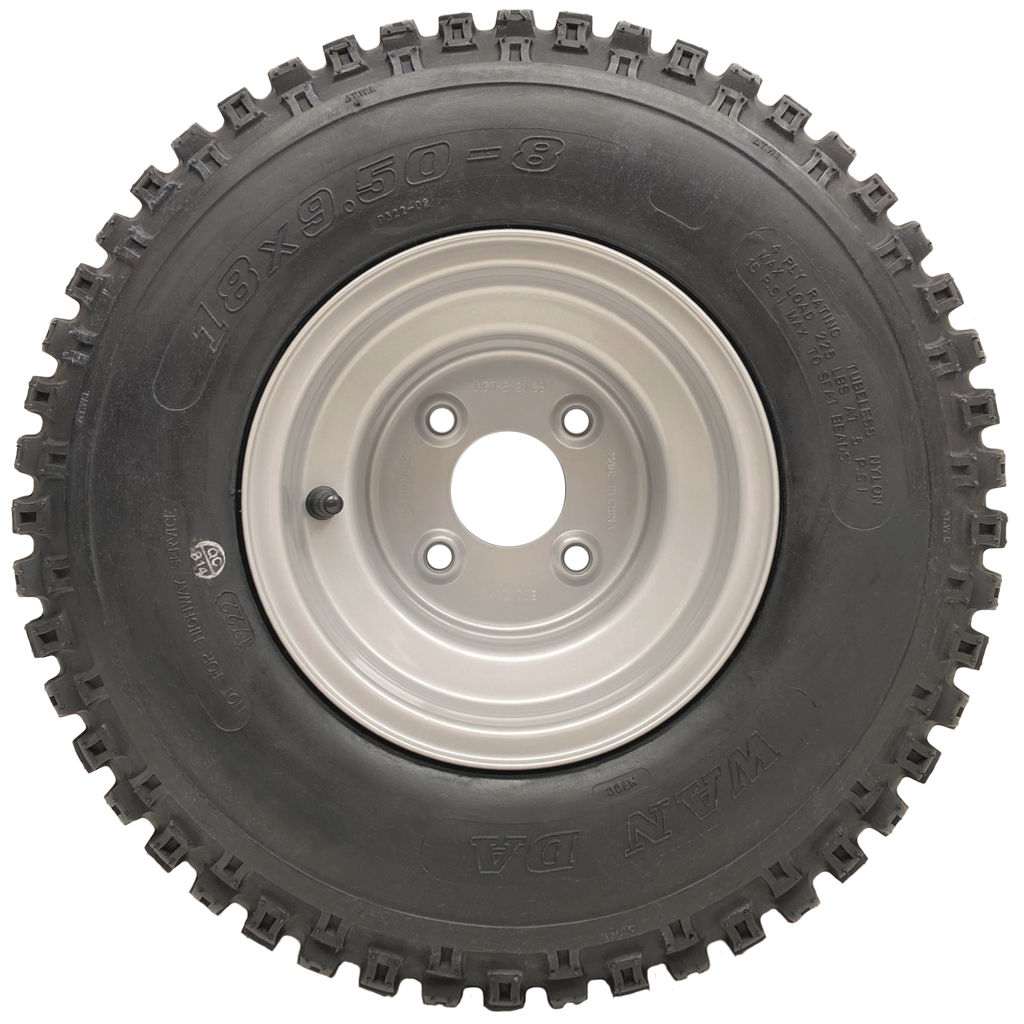 18x9.50-8 4ply P322 KNOBBY / side view