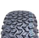 22x11.00-10 4ply WANDA P334 UTILITY WHEEL 4/100 Silver RIM / pattern