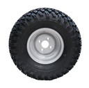 22x11.00-10 4ply WANDA P334 UTILITY WHEEL 4/100 Silver RIM / side