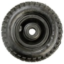 200x50 4ply Pneumatic plastic rim 20x59mm roller bearing 100kg / Side View