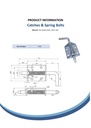10mm Spring bolt - Zinc Spec Sheet