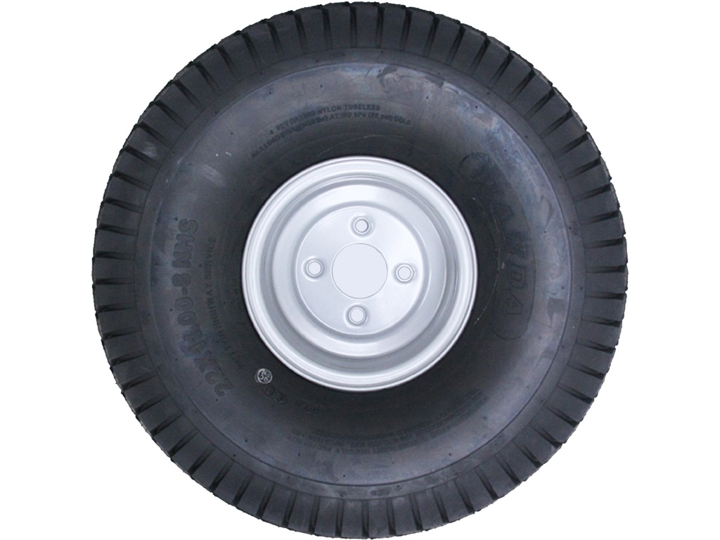22x11.00-8 4pr Wanda P512 grass tyre TL on steel rim 4/100/60, 500kg load capacity / side