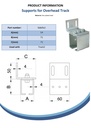 Side Fixing Bracket for track #2 Spec Sheet