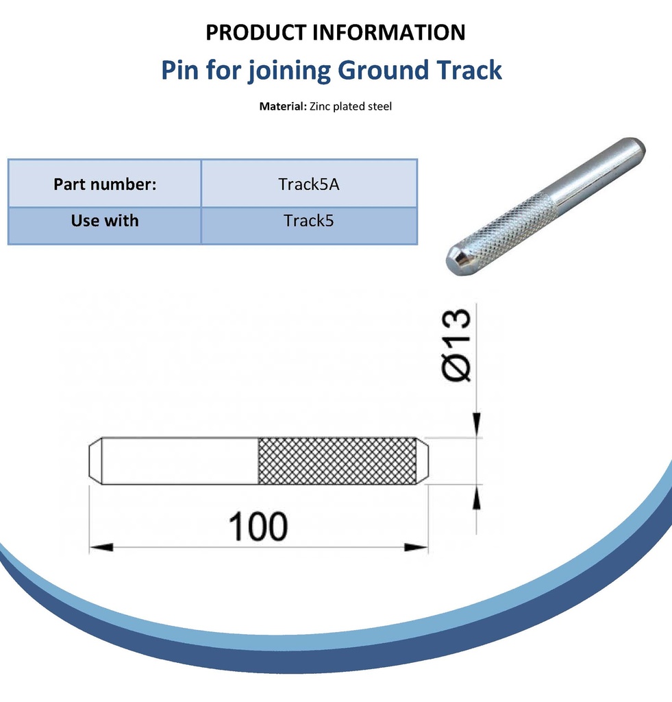 Pin for joining TRACK5 Spec Sheet