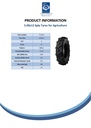 5.00x12 (5-12) 6pr Wanda H8021 Open centre tyre 