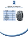 23x10.50-12 6pr Wanda P328 open centre tyre TL Spec Sheet