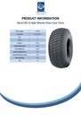 26x12.00-12 6pr Wanda P332 grass tyre TL Spec Sheet