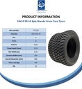 18x10.50-10 4pr Wanda P332 grass tyre Spec Sheet