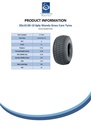 20x10.00-10 6pr Wanda P332 Kevlar grass tyre TL