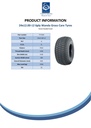 24x12.00-12 6pr Wanda P332 Kevlar grass tyre TL  Spec Sheet
