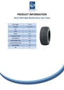 22x11.00-8 4pr Wanda P5012 grass tyre TL Spec Sheet