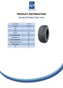 18.5x8.50-8 6pr Wanda P815 high speed trailer tyre TL Spec Sheet