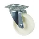 L400.B10.150 150mm swivel top plate 135x110mm castor with polypropylene roller bearing wheel 300kg